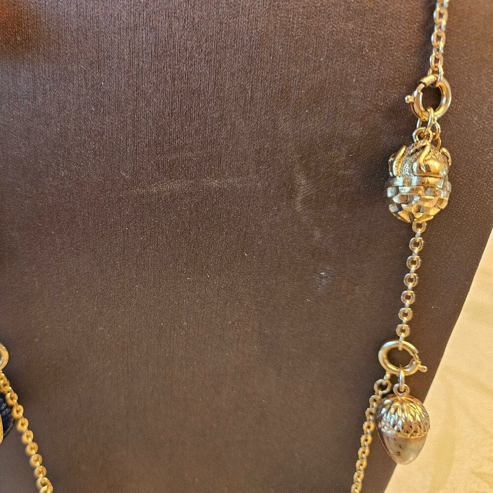 Vintage Joan Rivers Faberge Egg Necklace - Picture 5 of 16